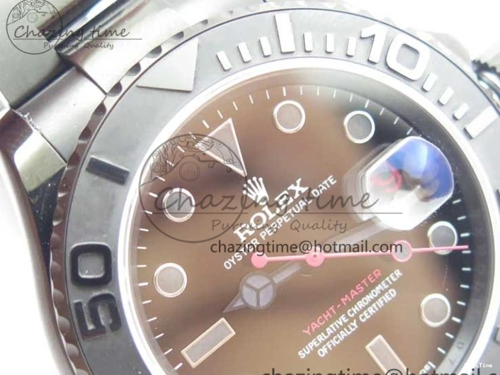 MiroTime 0901 EasyCare Yacht-Master 116622 DLC VRF Best Edition Black Dial on DLC Bracelet VR 2918